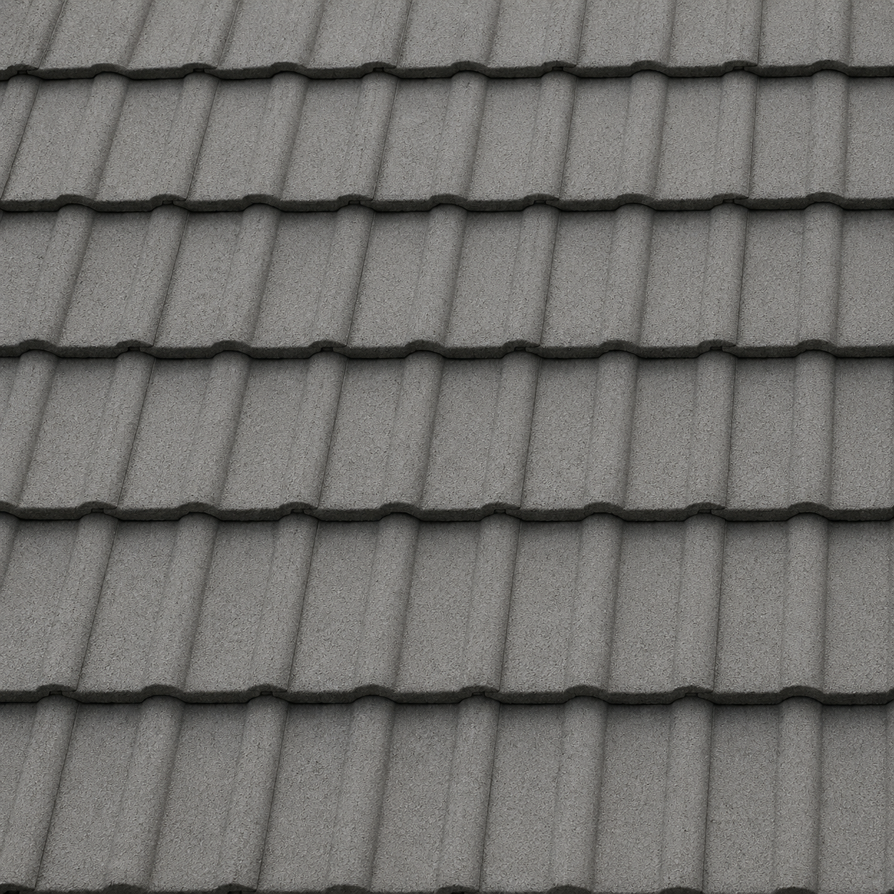Close-up of concrete roof tiles